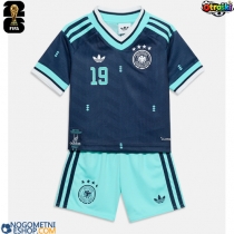 Otroški Nogometni dresi Nemčija Leroy Sane #19 Gostujoči SP 2026 Kratek Rokav (+ Kratke hlače)